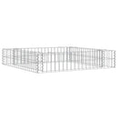 gabion-højbed 100x100x20 cm galvaniseret stål