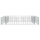 gabion-højbed 100x100x20 cm galvaniseret stål