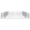 gabion-højbed 200x100x20 cm galvaniseret stål