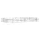 gabion-højbed 200x100x20 cm galvaniseret stål