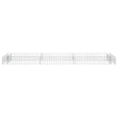 gabion-højbed 300x100x20 cm galvaniseret stål
