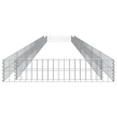 gabion-højbed 800x100x20 cm galvaniseret stål