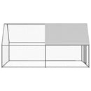 udendørs hønsegård 2x4x2 m galvaniseret stål