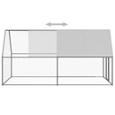 udendørs hønsegård 2x4x2 m galvaniseret stål