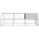 udendørs hønsegård 3x6x2 m galvaniseret stål