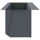 blomsterkasser til Euro-paller 12 stk. 36x13,5x9,5 cm PP grå