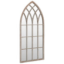 havespejl 100x45 cm jern sandfarvet