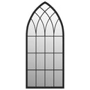 havespejl 70x30 cm jern sort