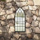 havespejl 70x30 cm jern sort