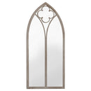 havespejl 100x45 cm jern sandfarvet