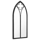 havespejl 70x30 cm jern sort