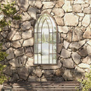 havespejl 100x45 cm jern sandfarvet