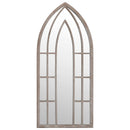 havespejl 70x30 cm jern sandfarvet