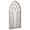 havespejl 100x45 cm jern sandfarvet