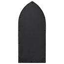 havespejl 100x45 cm jern sort