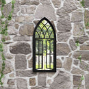 havespejl 70x30 cm jern sort