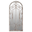 havespejl 100x45 cm jern sandfarvet