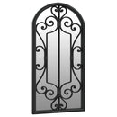 havespejl 70x30 cm jern sort