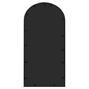 havespejl 70x30 cm jern sort