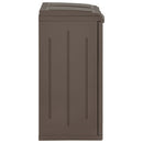 affaldsspand med 2 låger 65x45x88 cm PP brun