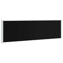 sammenrullelig sidemarkise til terrassen 180x600 cm sort