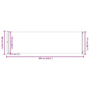 sammenrullelig sidemarkise til terrassen 180x600 cm sort