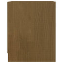 sengeborde 2 stk. 35,5x33,5x41,5 cm massivt fyrretræ brun