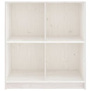 skænk 70x33x76 cm massivt fyrretræ hvid