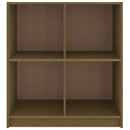 skænk 70x33x76 cm massivt fyrretræ gyldenbrun