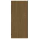 skænk 70x33x76 cm massivt fyrretræ gyldenbrun