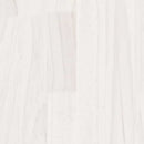 bogreol 70x33x110 cm massivt fyrretræ hvid