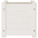 plantekasse 31x31x31 cm massivt fyrretræ hvid