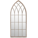spejl 100x45 cm jern sandfarvet