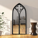 spejl 70x30 cm jern sort