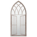 spejl 100x45 cm jern sandfarvet