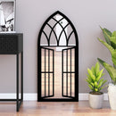 spejl 100x45 cm jern sort