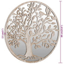 spejl 60x2,5 cm rundt jern sandfarvet