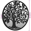 spejl 60x2,5 cm rundt jern sort