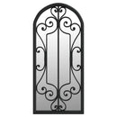 spejl 100x45 cm jern sort