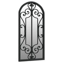 spejl 100x45 cm jern sort