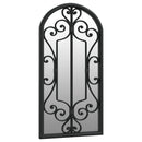 spejl 70x30 cm jern sort