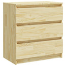 sengeborde 2 stk. 60x36x64 cm massivt fyrretræ