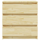 sengeborde 2 stk. 60x36x64 cm massivt fyrretræ