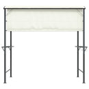 pavillon med tag 220x110x200 cm cremefarvet