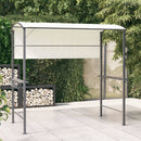 pavillon med tag 220x110x200 cm cremefarvet