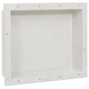 bruseniche 41x51x10 cm mat hvid