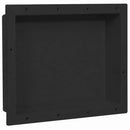 bruseniche 41x51x10 cm mat sort