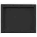 bruseniche 41x51x10 cm mat sort