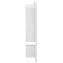 bruseniche med 2 rum 41x51x10 cm mat hvid