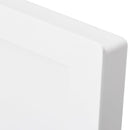 bruseniche med 2 rum 41x69x9 cm mat hvid